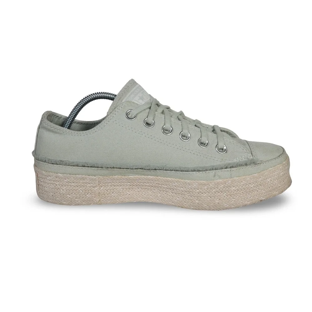 Converse Chuck Taylor AS Platform Espadrille Green‎ Oxide Women's 8.5 567907C